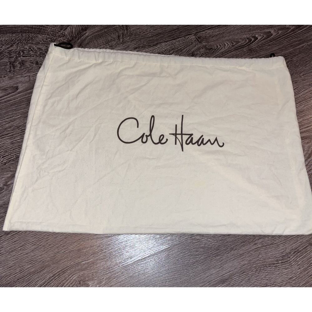 COLE HAAN Drawstring Dust Bag Purse Handbag Shoes Storage Cover 15” x 22”